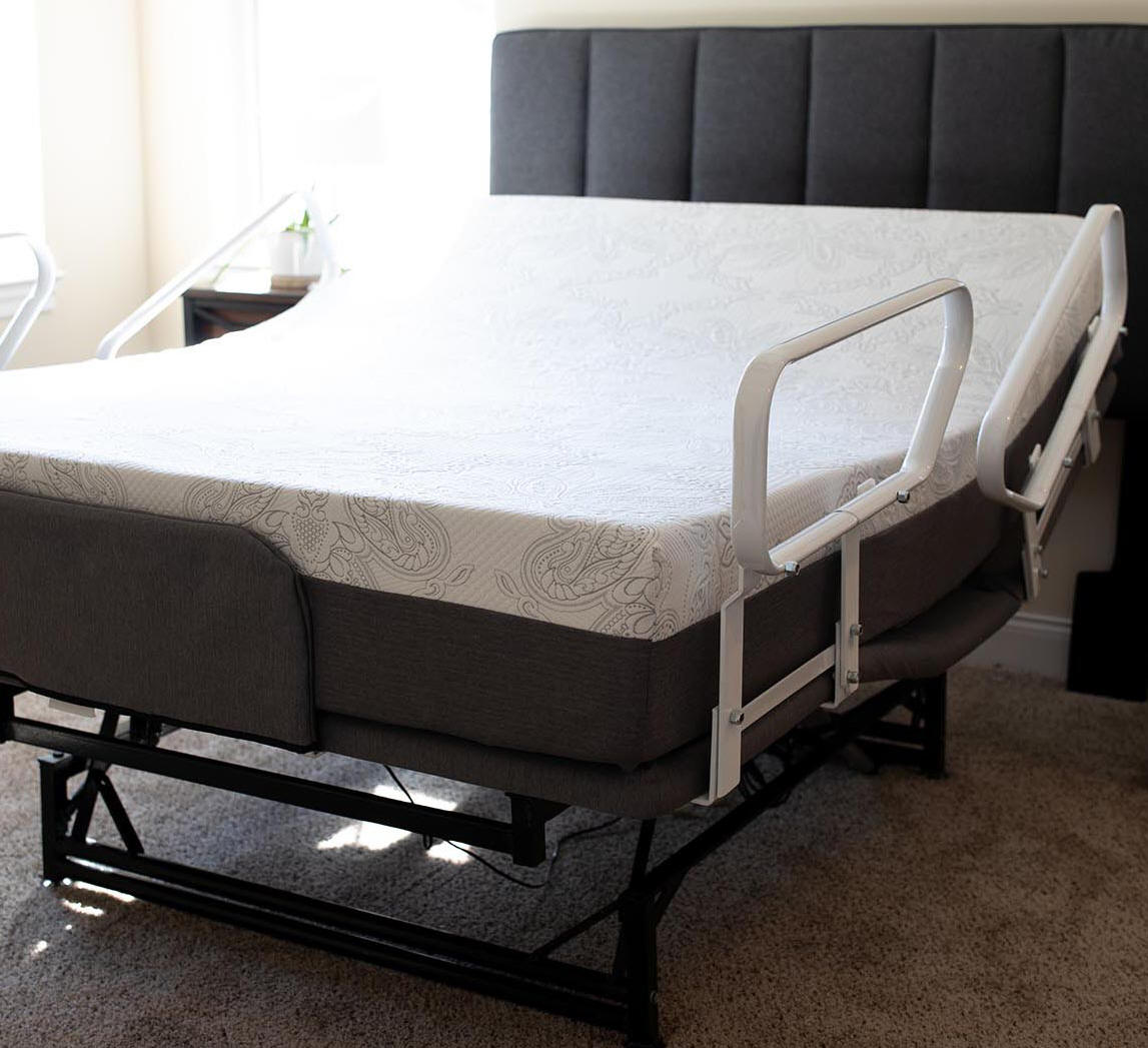 Los Angeles 3 motor fully electric high low flexabed adjustable bed mattress system